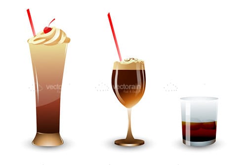 Trio of Cold Drinks Icons
